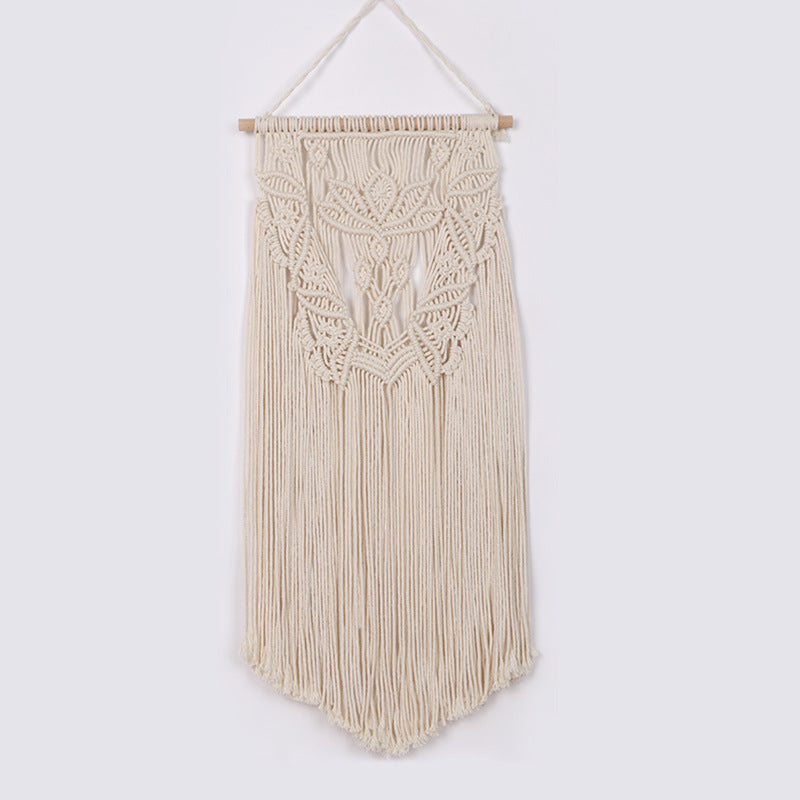 Handcrafted boho cotton rope wall tapestry from Wall & Willow (view 28)