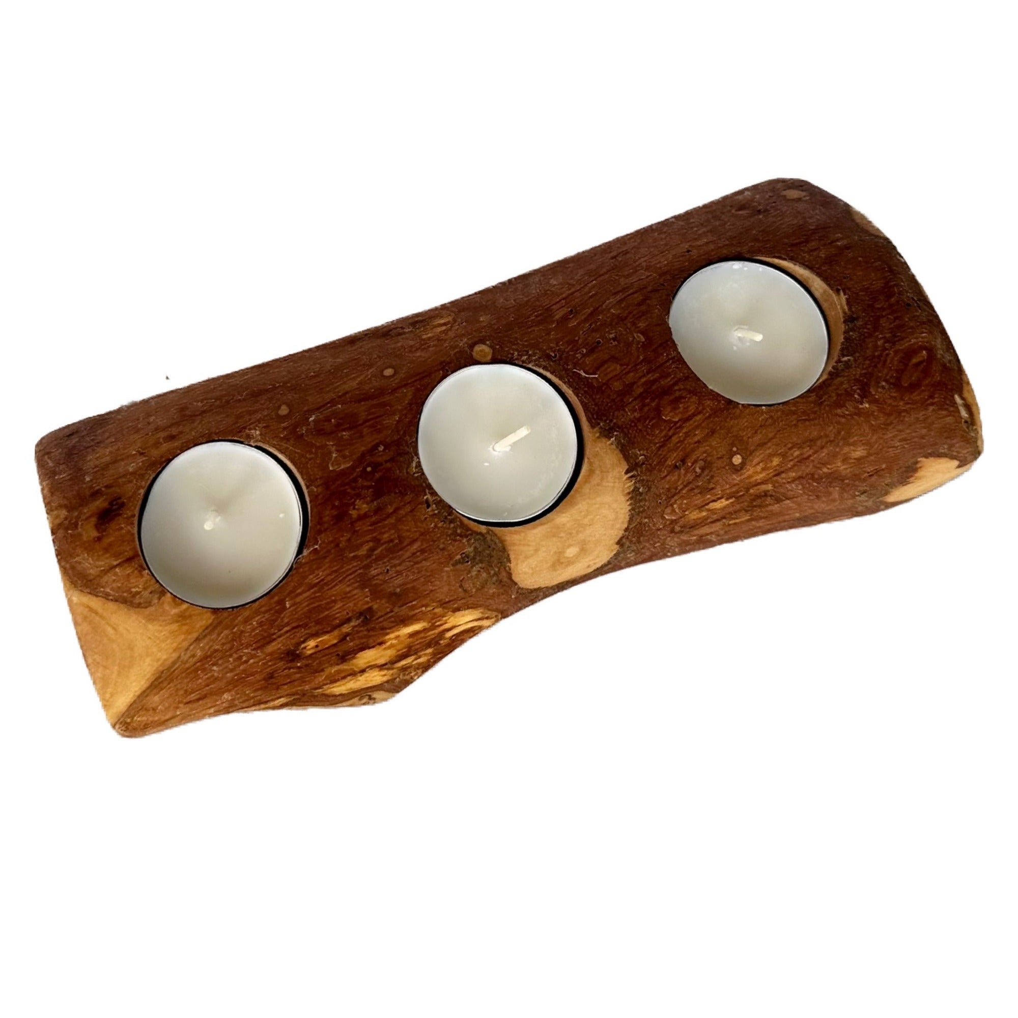 Olive Wood Tealight Holder