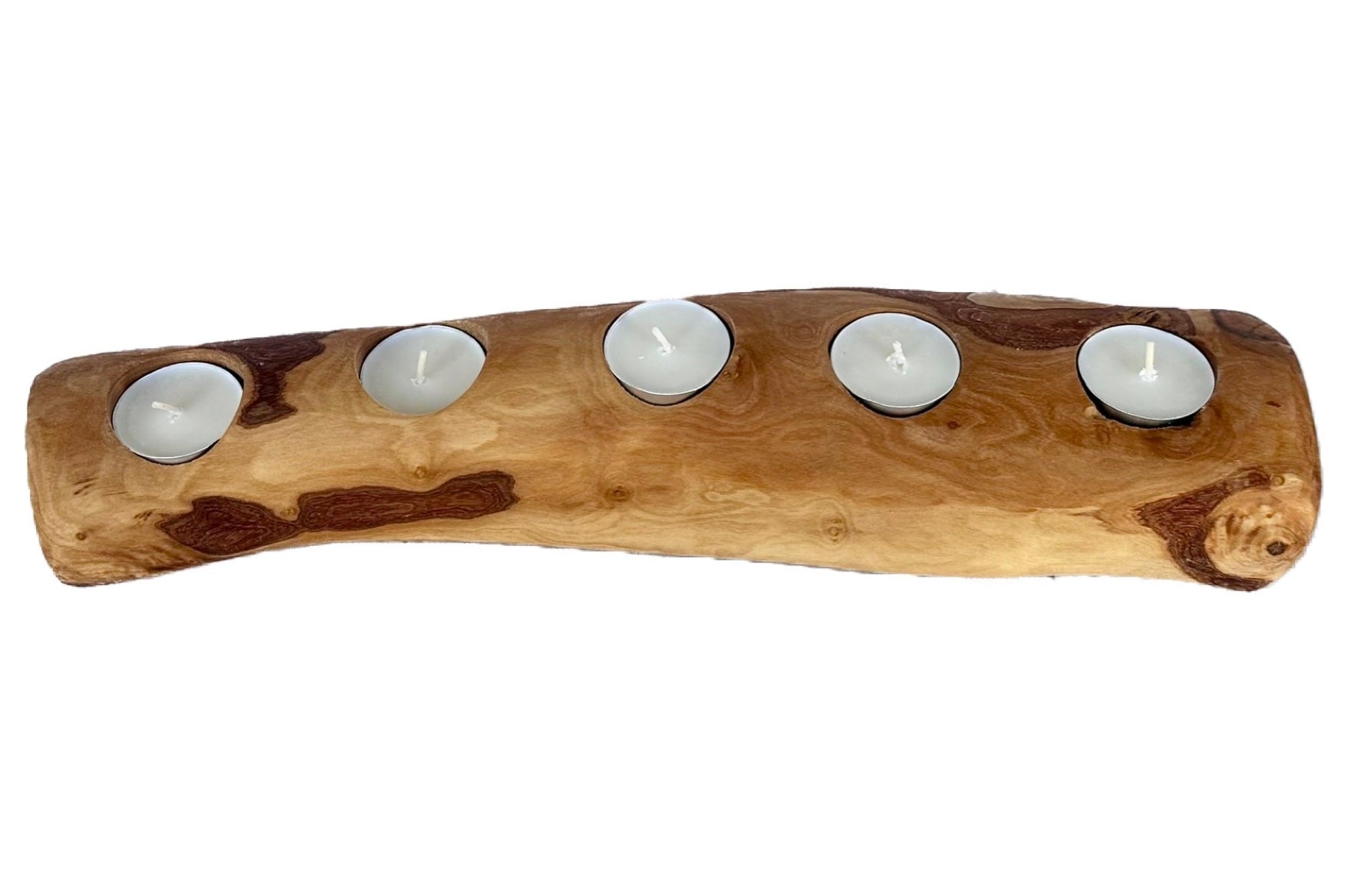 Olive Wood Tealight Holder