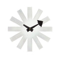 Minimalist Scandinavian black wall clock from Wall & Willow