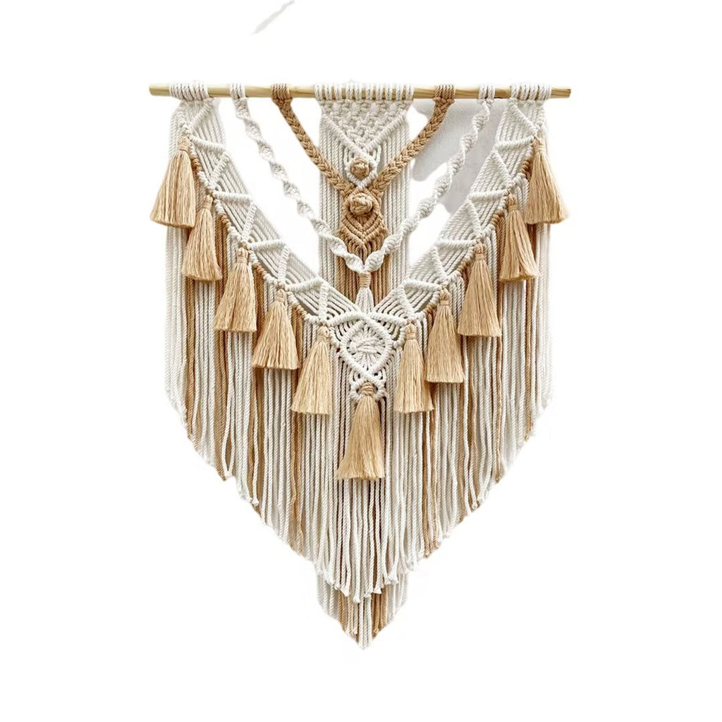 Handcrafted boho cotton rope wall tapestry from Wall & Willow (view 33)