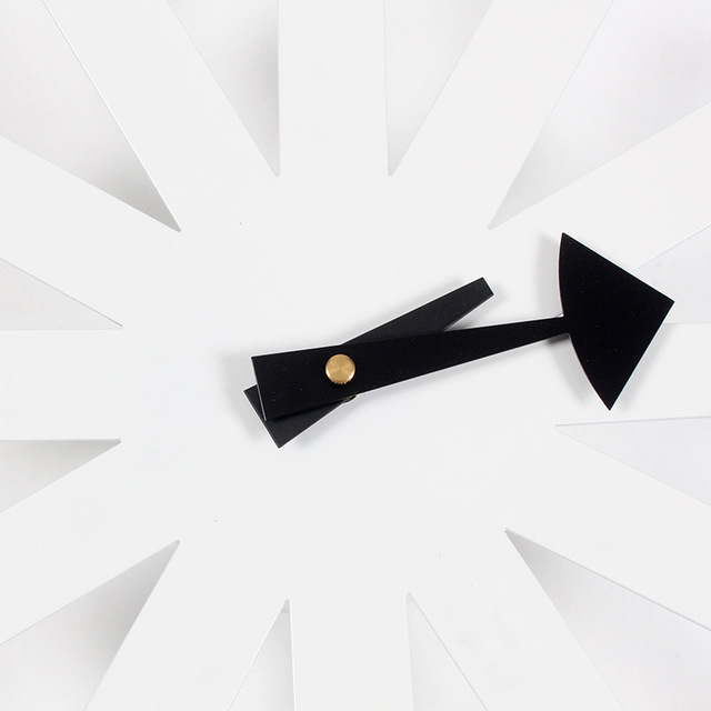 Nordic Elegance Wall Clock - Black