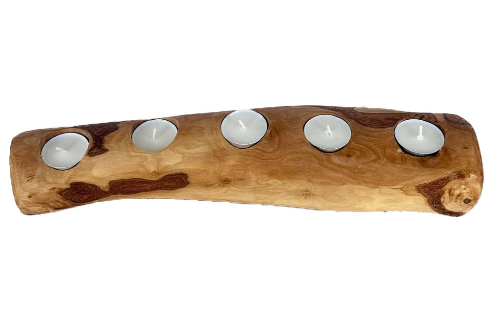 Olive Wood Tealight Holder