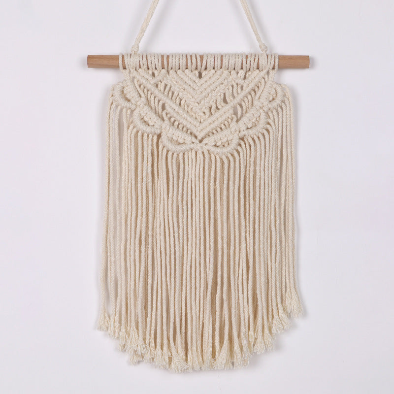 Handcrafted boho cotton rope wall tapestry from Wall & Willow (view 17)